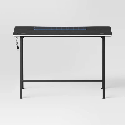 Gaming Dorm Desk With LED Lights And Headphone Holder - Room Essentials™ 5 Gaming Dorm Desk With LED Lights And Headphone Holder - Room Essentials™ - Image 3