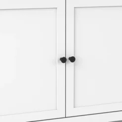 Traditional Storage TV Stand With Doors And Shelves For TVs Up To 65" Classic White - Room Essentials™ -Room Essentials GUEST a375f869 bec5 41a8 a5e4 6f95f04aab29