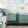 Floral Printed Microfiber Reversible Comforter & Sheets Set Dark Green - Room Essentials™ -Room Essentials GUEST a3f7a3fb 906f 4a29 944d cfc223cbbbe5