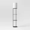 Shelf Floor Lamp Black - Room Essentials™