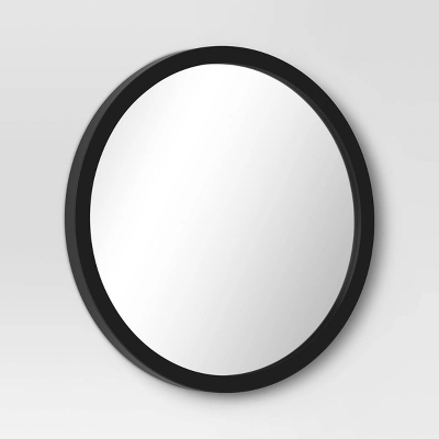 20" Round Wall Mirror Black - Room Essentials™ 4 20" Round Wall Mirror Black - Room Essentials™ - Image 2
