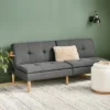 69" Tufted Dorm Futon Sofa - Room Essentials -Room Essentials GUEST ad838349 ce15 4d5d b02e 75f60bbf84ae