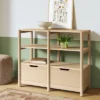 32" Scandi Small Bookcase With Storage Drawers Natural - Room Essentials™ -Room Essentials GUEST aefc14d2 fa2b 4bcb a5e7 9f780f197d23