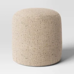 Speckled Pouf Ottoman Speckled Beige- Room Essentials™ -Room Essentials GUEST b48496e4 6d8e 4ac9 b050 df5d71ee49dd