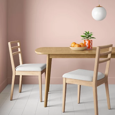 Set O2 Ladder Back Dining Chair With Padded Seat - Room Essentials™ 3 Set O2 Ladder Back Dining Chair With Padded Seat - Room Essentials™