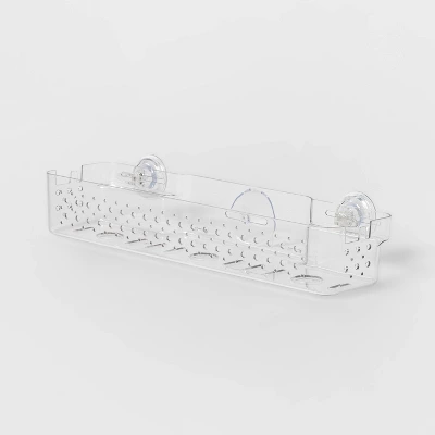Suction Long Basket Clear - Room Essentials™ 4 Suction Long Basket Clear - Room Essentials™ - Image 2