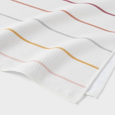 Quick Dry Striped Waffle Towel - Room Essentials™ 5 Quick Dry Striped Waffle Towel - Room Essentials™ - Image 3
