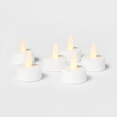 24ct Twist-Flame LED Tealight Candles (White) - Room Essentials™ 4 24ct Twist-Flame LED Tealight Candles (White) - Room Essentials™ - Image 2