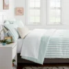 Microfiber Reversible Stripe Comforter Mint Green - Room Essentials™ -Room Essentials GUEST c5dee25b 8982 4bd2 aabc 9db7aacc5b0a
