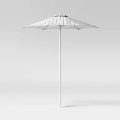 6' Round Outdoor Patio Market Umbrella With Black Pole - Room Essentials™ 28 6' Round Outdoor Patio Market Umbrella With Black Pole - Room Essentials™ -Room Essentials GUEST c78e0590 b3ff 4056 9657 72309417df79