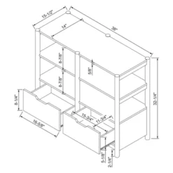 32" Scandi Small Bookcase With Storage Drawers Natural - Room Essentials™ 13 32" Scandi Small Bookcase With Storage Drawers Natural - Room Essentials™ -Room Essentials GUEST c81bf4ba 8756 4022 bc44 9f97d2a17763