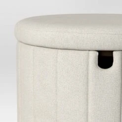 Folding Round Storage Ottoman - Room Essentials™ -Room Essentials GUEST c8e3e142 ed73 421a bc5c a3c61de6f5c3