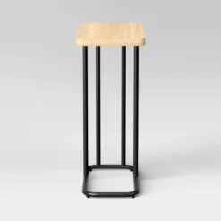 Mixed Material Wood And Metal Rectangle Top C Table Natural Wood - Room Essentials™ 8 Mixed Material Wood And Metal Rectangle Top C Table Natural Wood - Room Essentials™ -Room Essentials GUEST c9ff1e55 46a8 48a8 a99f fcc015db26ab
