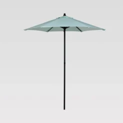 6' Round Outdoor Patio Market Umbrella With Black Pole - Room Essentials™ 31 6' Round Outdoor Patio Market Umbrella With Black Pole - Room Essentials™ -Room Essentials GUEST cb1c716e 1996 4d1f 9d0c 954cb1ffd10d