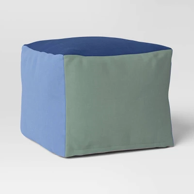 Color Block Dorm Pouf - Room Essentials™ 7 Color Block Dorm Pouf - Room Essentials™ - Image 5