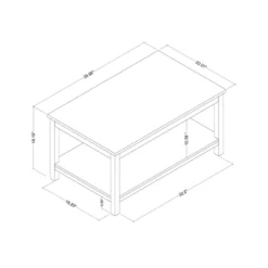 Traditional Coffee Table With Storage Shelf Classic White - Room Essentials™ 9 Traditional Coffee Table With Storage Shelf Classic White - Room Essentials™ -Room Essentials GUEST d69965b5 2ae6 4c13 95c5 037966634ea4