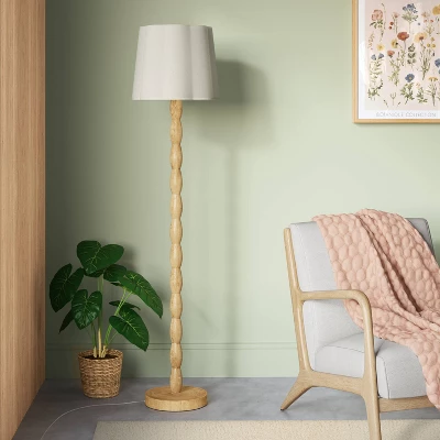 Natural Polyresin Floor Lamp - Room Essentials™ 4 Natural Polyresin Floor Lamp - Room Essentials™ - Image 2