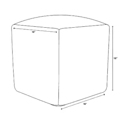 Ribbed Pouf Ottoman Cream - Room Essentials™ -Room Essentials GUEST d9943ebf 8139 47d2 8a96 178833bca65f