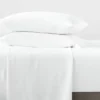 King Garment Washed Microfiber Solid Sheet Set White - Room Essentials™ 1 King Garment Washed Microfiber Solid Sheet Set White - Room Essentials™ -Room Essentials GUEST dc5253bd 4879 44a3 aaa8 395da0735a0e 1