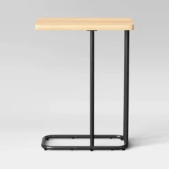 Mixed Material Wood And Metal Rectangle Top C Table Natural Wood - Room Essentials™ 7 Mixed Material Wood And Metal Rectangle Top C Table Natural Wood - Room Essentials™ -Room Essentials GUEST dc7d796c 43c4 49fc b13c d6cb7cc449f5