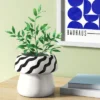 Mushroom Decorative Vase White/Black - Room Essentials™ 2 Mushroom Decorative Vase White/Black - Room Essentials™ -Room Essentials GUEST de5702f3 e095 4c21 a9a3 63407e049432