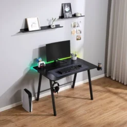 Gaming Dorm Desk With LED Lights And Headphone Holder - Room Essentials™ 31 Gaming Dorm Desk With LED Lights And Headphone Holder - Room Essentials™ -Room Essentials GUEST e45b27e3 cb79 412f 9c0c cbe5fe6678e1