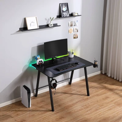 Gaming Dorm Desk With LED Lights And Headphone Holder - Room Essentials™ 14 Gaming Dorm Desk With LED Lights And Headphone Holder - Room Essentials™ - Image 12