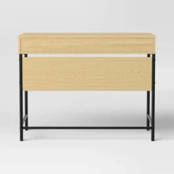 Wood And Metal Dorm Writing Desk With Storage Drawer - Room Essentials™ 10 Wood And Metal Dorm Writing Desk With Storage Drawer - Room Essentials™ -Room Essentials GUEST efb1f137 36ae 4a40 8572 0e2c964ca6fb