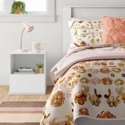 1 Drawer Modular Nightstand White - Room Essentialsā¢