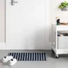 1'6"x2'6" Nautical Striped Micro Poly Loop Floormat White/Navy Blue - Room Essentials™: Indoor Kitchen & Bathroom Mat -Room Essentials GUEST f69f8f4b afab 4094 a7f6 cd90a734c9b0
