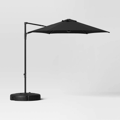 7.5' Round Solid Offset Outdoor Patio Cantilever Umbrella - Room Essentials™ 7 7.5' Round Solid Offset Outdoor Patio Cantilever Umbrella - Room Essentials™ - Image 5